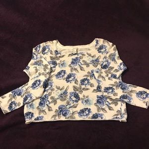 Forever 21 warm sweater flowers 🌸